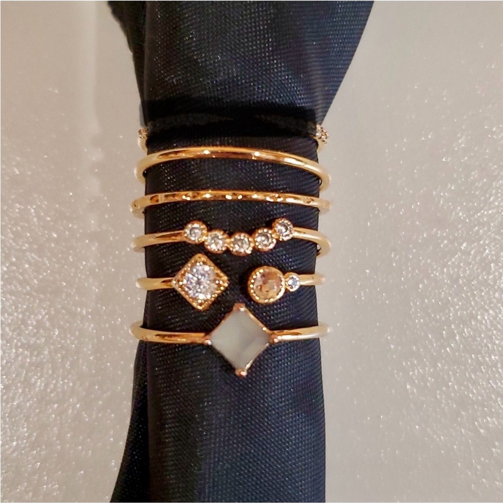 Anthropologie Ring Set
